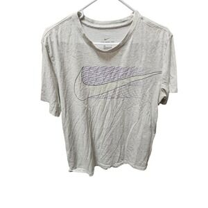 Nike Men's Gray‎ Graphic Logo T Shirt Short Sleeve Athleisure Casual Tee